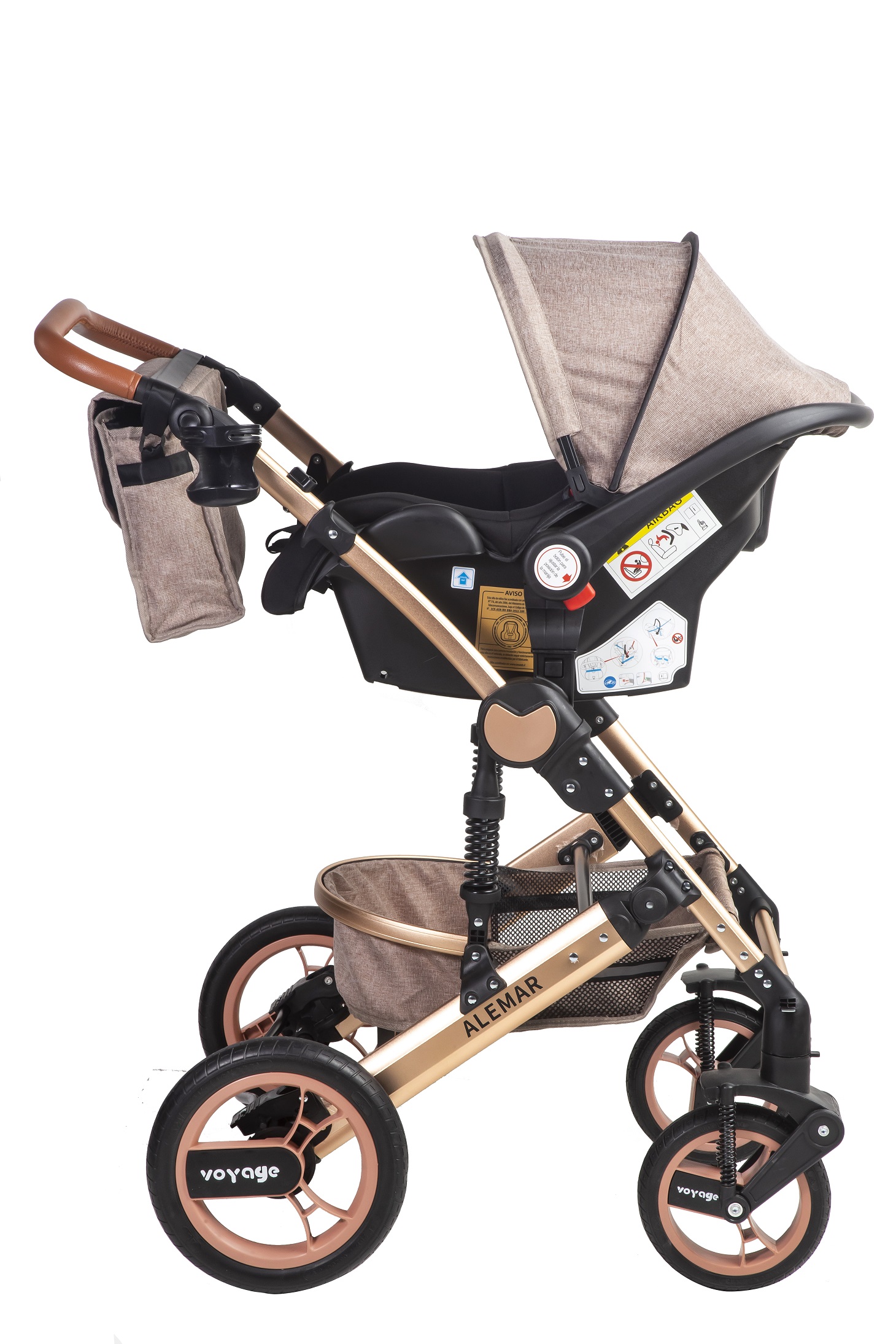 COCHE VOYAGE ALEMAR CON SILLA AUTO COFE CAFÉ - 2