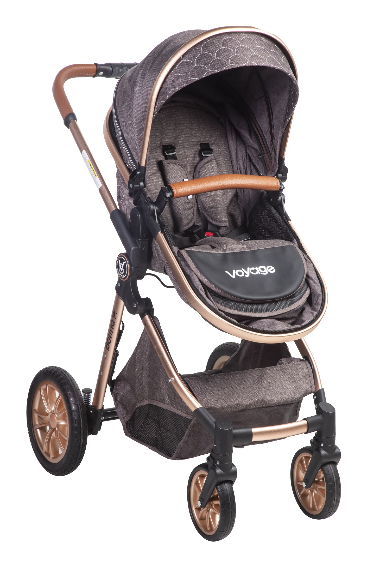 COCHE VOYAGE BOLINA ORIGINAL SILLA AUTO CHOCOLATE - 3