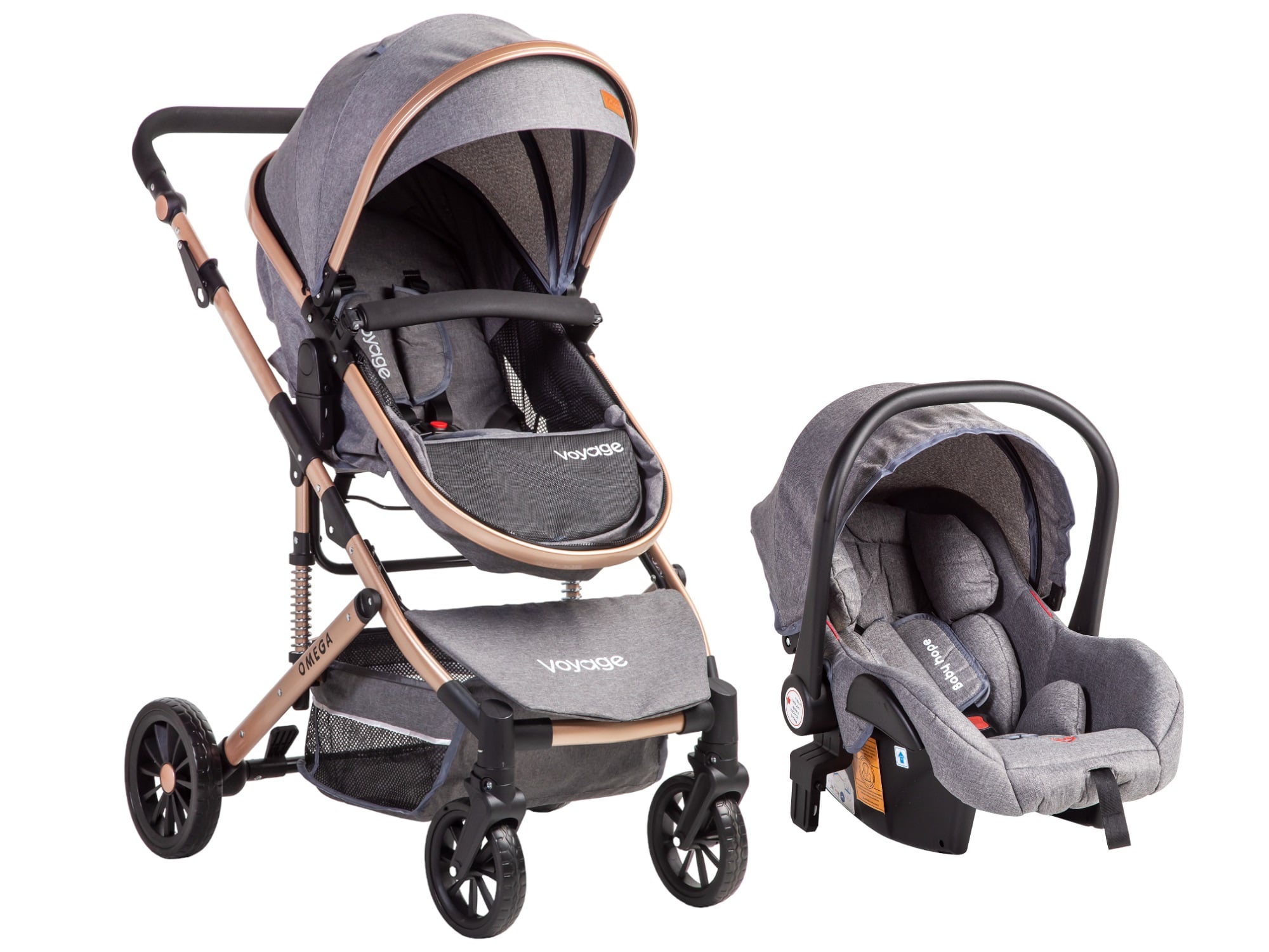 COCHE VOYAGE TRVEL SYSTEM OMEGA 3 EN1 GRIS - 2