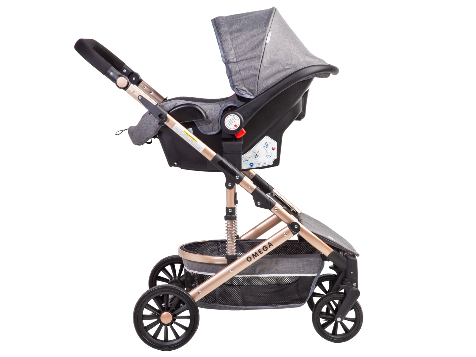 COCHE VOYAGE TRVEL SYSTEM OMEGA 3 EN1 GRIS - 4