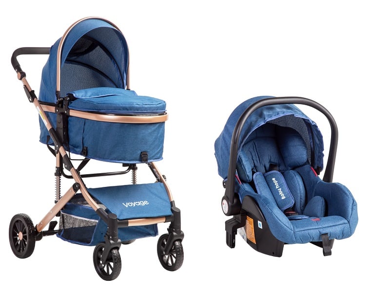 COCHE VOYAGE TRVEL SYSTEM OMEGA 3 EN1 BLUE AZUL - 1