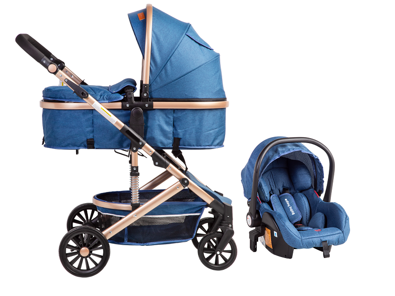 COCHE VOYAGE TRVEL SYSTEM OMEGA 3 EN1 BLUE AZUL - 2