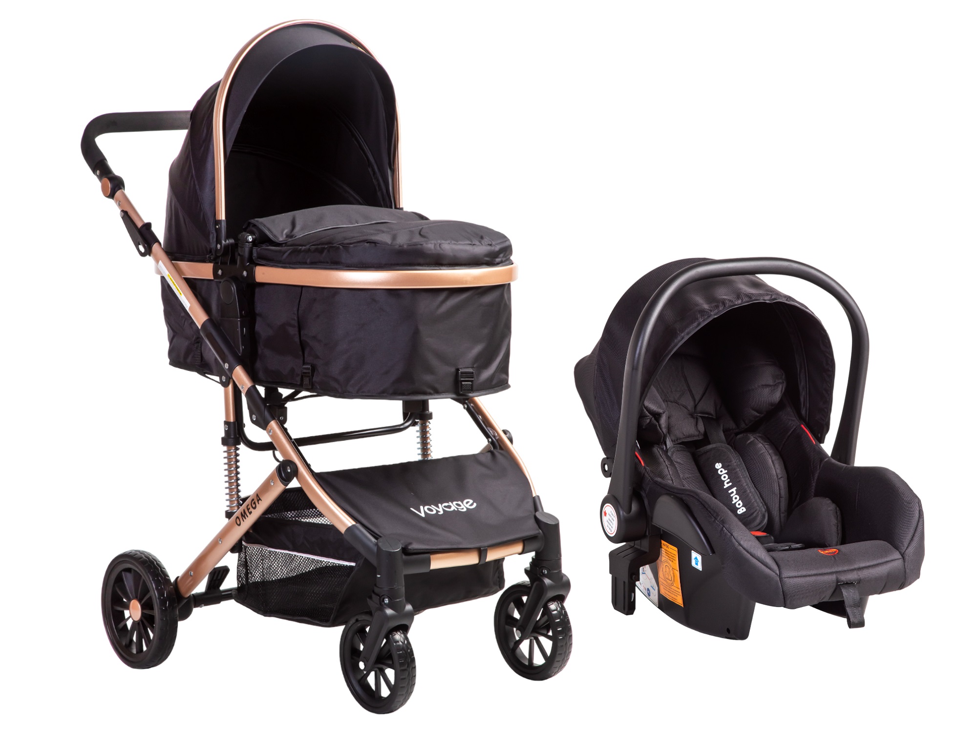 COCHE VOYAGE TRVEL SYSTEM OMEGA 3 EN1 BLACK NEGRO - 2