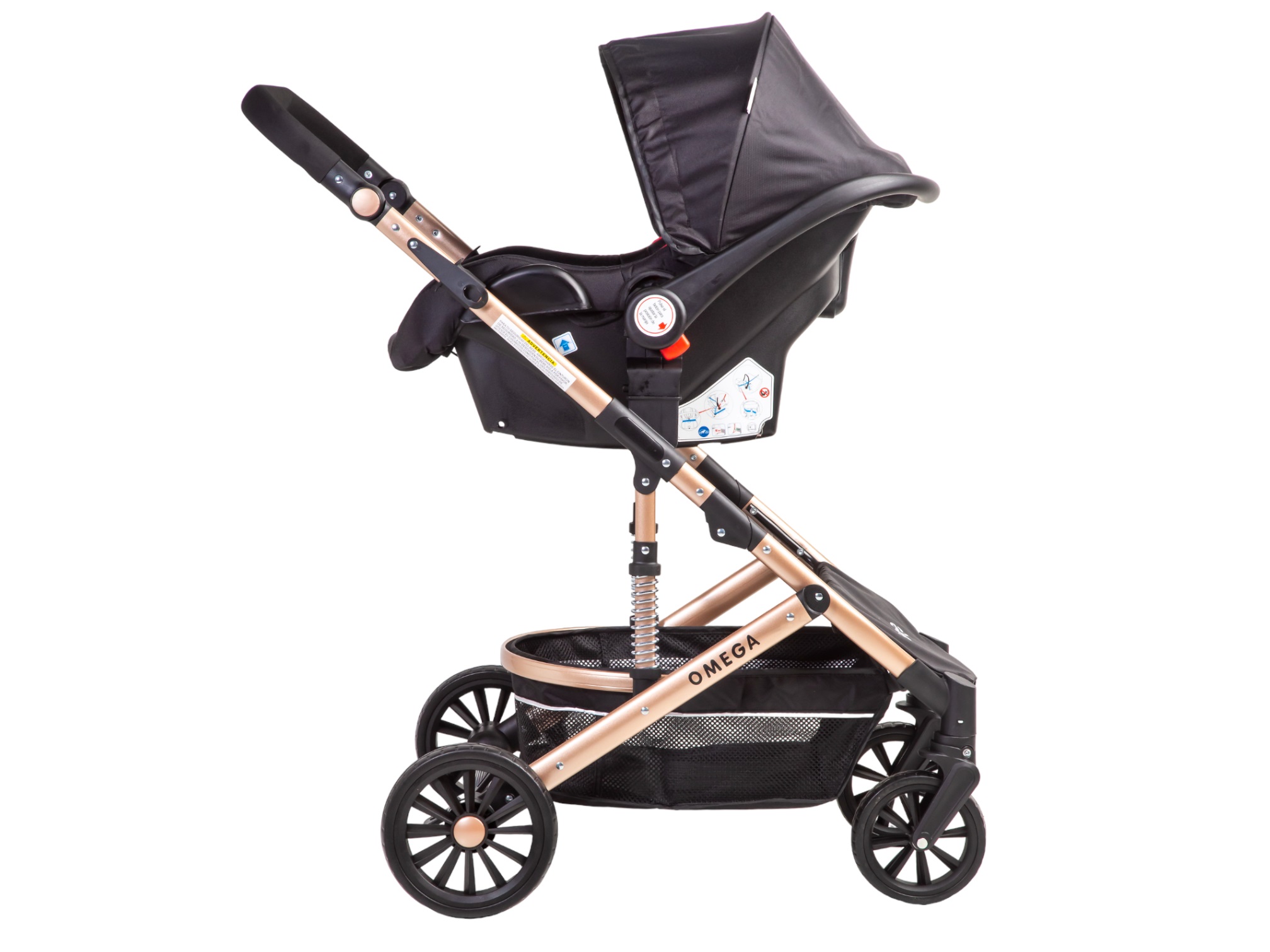 COCHE VOYAGE TRVEL SYSTEM OMEGA 3 EN1 BLACK NEGRO - 4