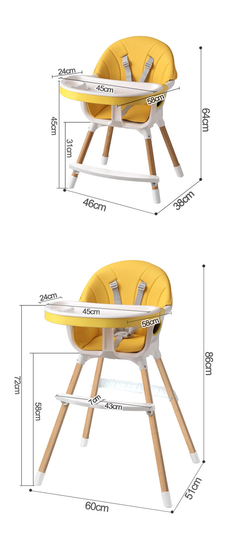 SILLA COMER VOYAGE ELEGANT BLUE AZUL - 3
