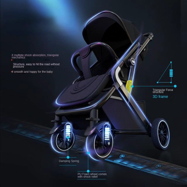 COCHE PASEO VOYAGE K-3 REVERSIBLE GRIS - 2