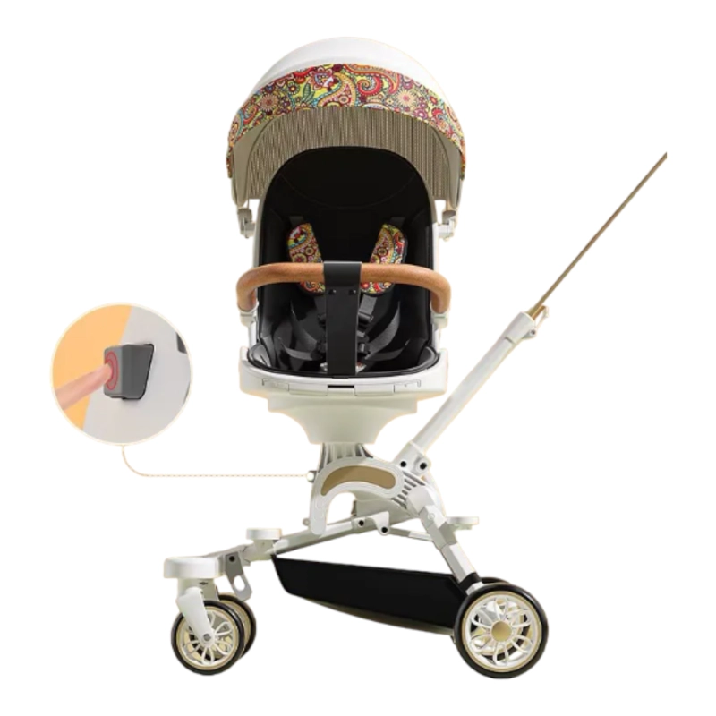 COCHE PASEO K9 WHITE GIRO 360° - 5