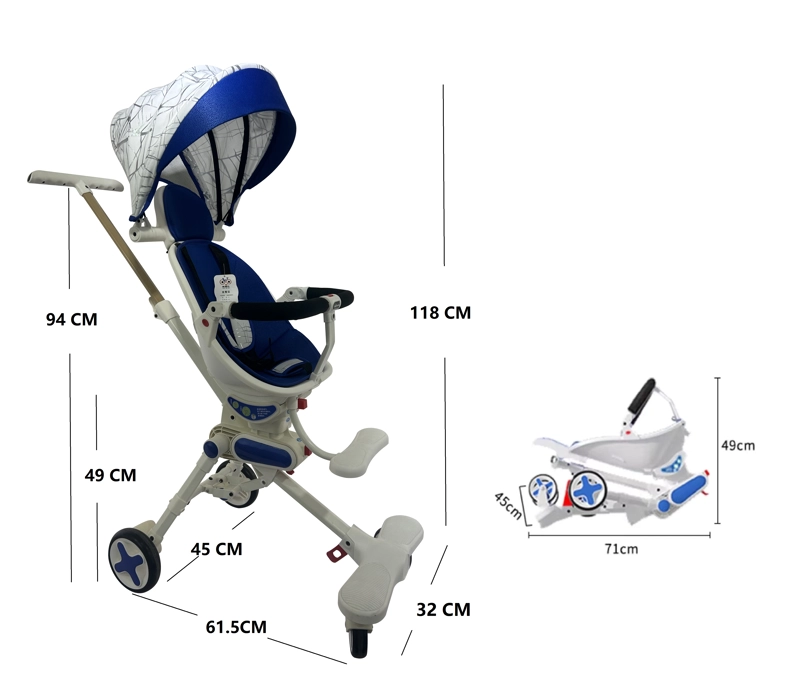 COCHE PASEO K5 BLUE GIRO 360° - 3