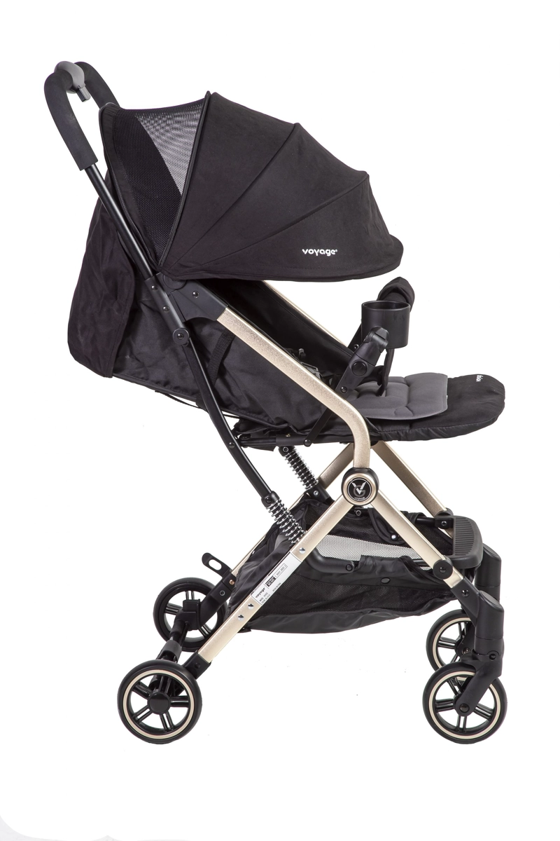 COCHE VOYAGE PASEO MALETA MIKE DORADO BLACK NEGRO - 2