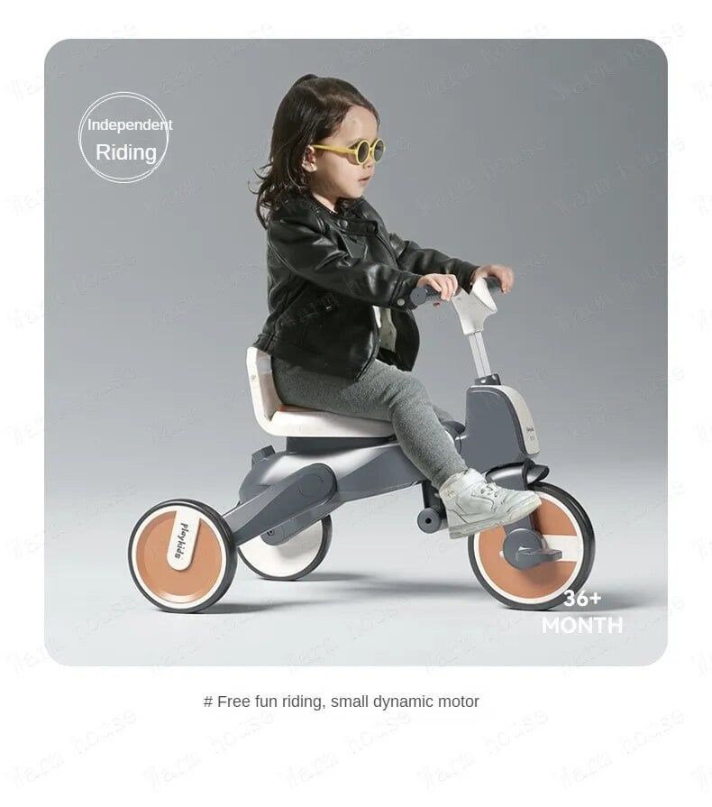 TRICICLO VOYAGE APOLO BROWN 360° 6 EN 1 CAFÉ - 4
