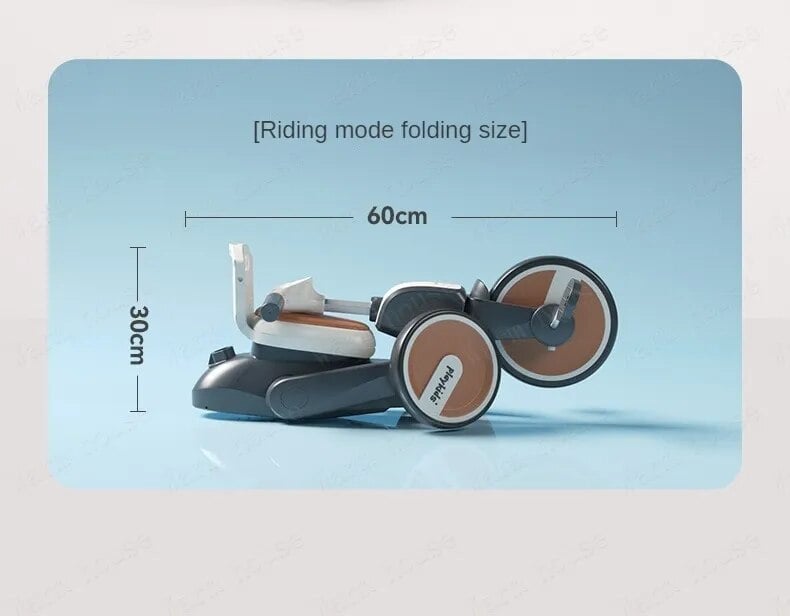 TRICICLO VOYAGE APOLO BROWN 360° 6 EN 1 CAFÉ - 6