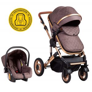 COCHE VOYAGE TRAVEL SYSTEM EROS BROWN CAFÉ - 1