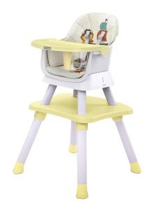 SILLA COMER VOYAGE MULTIFUNCIONAL 6 EN 1 ORANGE AMARILLO - 1