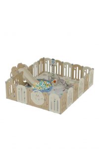 CORRAL BEAR KAKI + CENTRO DE JUEGOS 193X234CM - 2