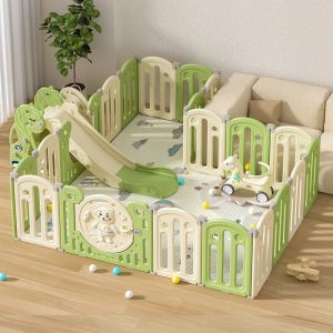 CORRAL BEAR KAKI + CENTRO DE JUEGOS 193X234CM - 5