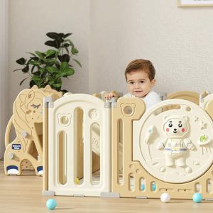 CORRAL BEAR KAKI + CENTRO DE JUEGOS 193X234CM - 8