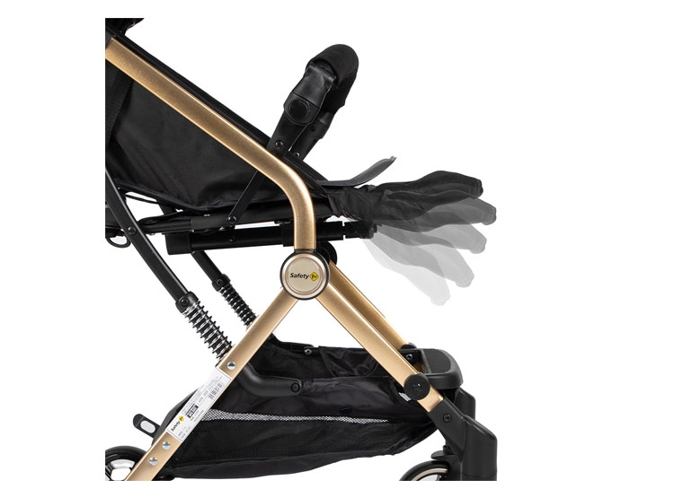 COCHE SAFETY 1ST PASEO SPARK GOLDEN BLACK NEGRO - 5