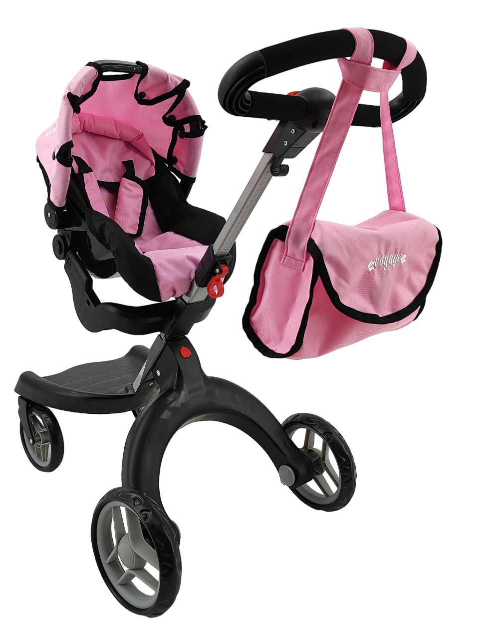 COCHE MUÑECA VOYAGE ROSADO FORMATO REAL SYDNEY PINK - 3
