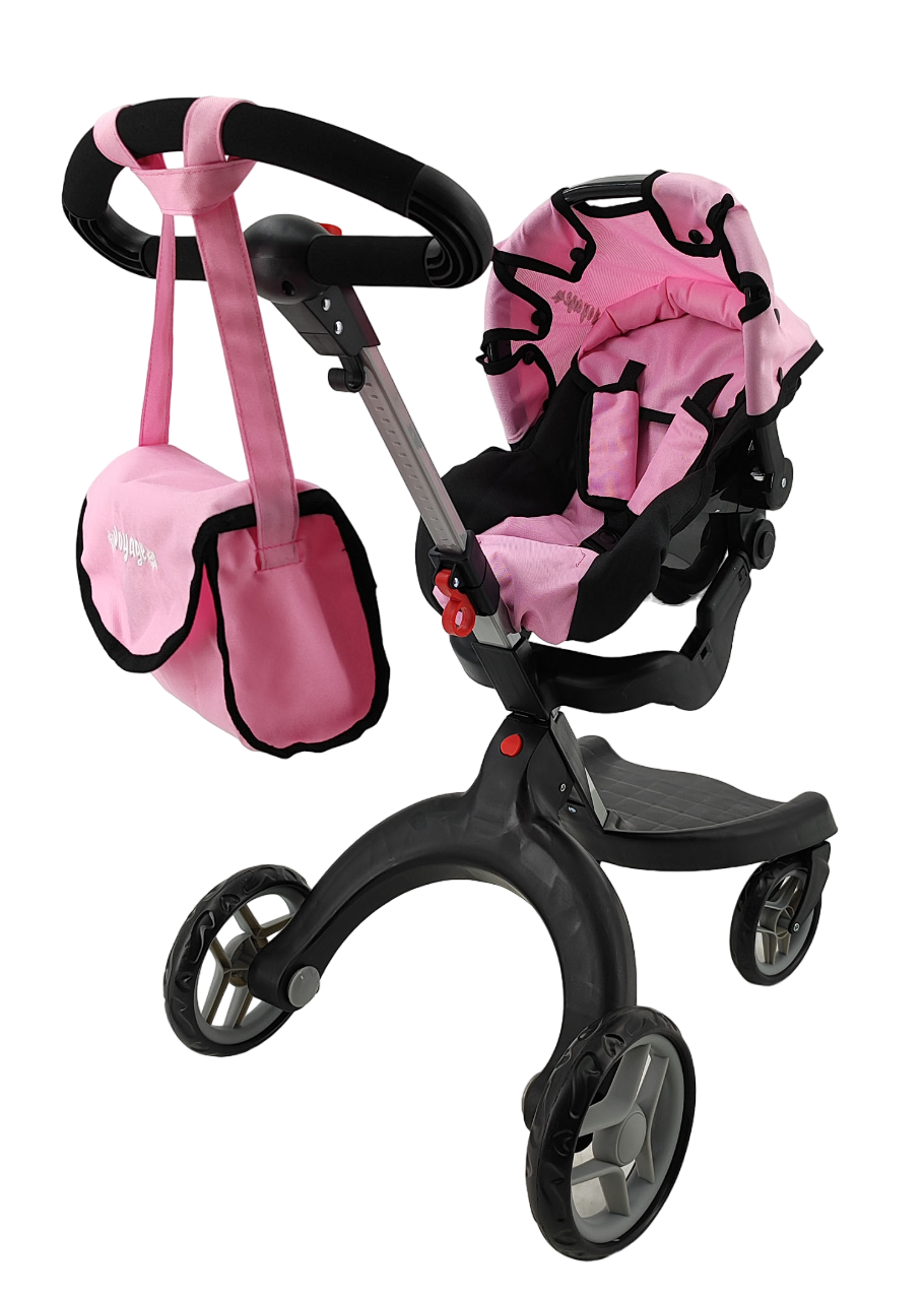 COCHE MUÑECA VOYAGE ROSADO FORMATO REAL SYDNEY PINK - 4