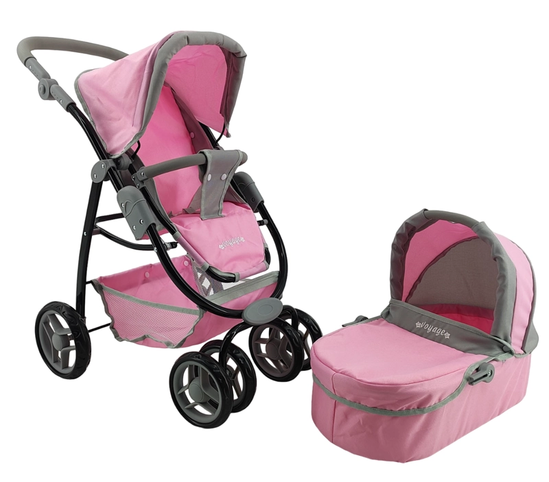 COCHE MUÑECA VOYAGE ROSADO FORMATO REAL ZEUS PINK - 2