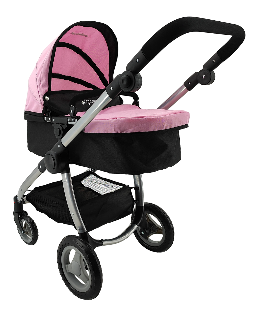 COCHE MUÑECA VOYAGE ROSADO FORMATO REAL ATENAS PINK - 2