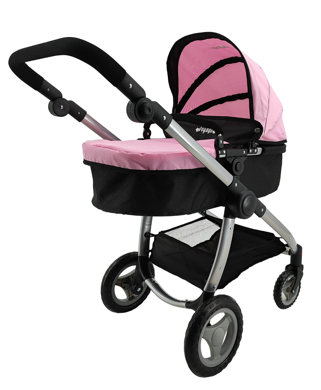 COCHE MUÑECA VOYAGE ROSADO FORMATO REAL ATENAS PINK - 3