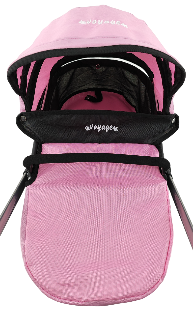 COCHE MUÑECA VOYAGE ROSADO FORMATO REAL ATENAS PINK - 5