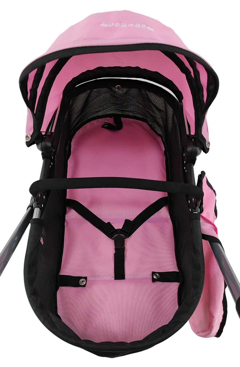 COCHE MUÑECA VOYAGE ROSADO FORMATO REAL ATENAS PINK - 6