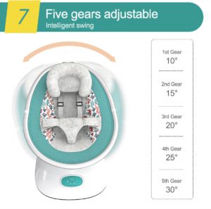 SILLA VOYAGE NIDO MECEDORA JADA GREEN BLUETOOTH VERDE - 8