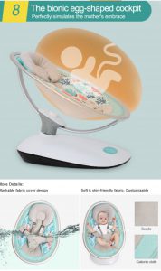 SILLA VOYAGE NIDO MECEDORA JADA GREEN BLUETOOTH VERDE - 9