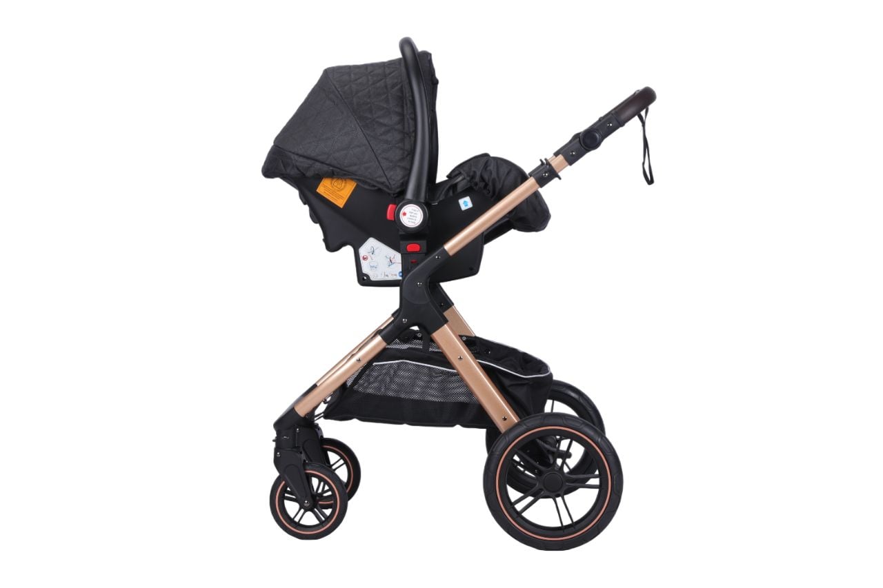 COCHE VOYAGE TRAVEL SYSTEM X1 BLACK CON SILLA CERTIFICADA NEGRO - 2