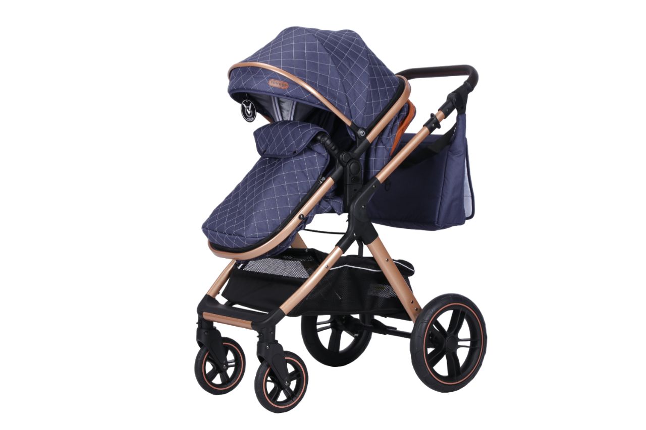 COCHE VOYAGE TRAVEL SYSTEM X1 BLUE CON SILLA CERTIFICADA AZUL - 4