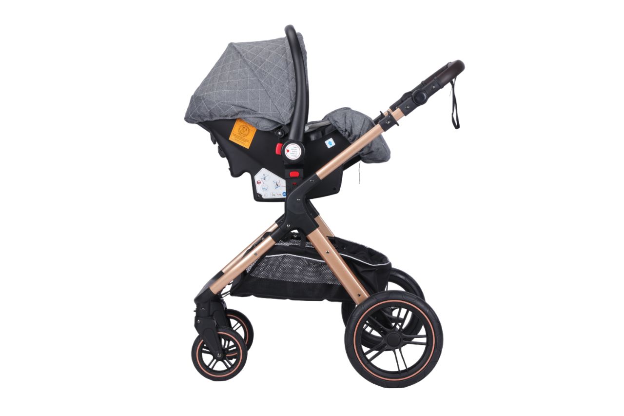 COCHE VOYAGE TRAVEL SYSTEM X1 GREY CON SILLA CERTIFICADA GRIS - 2