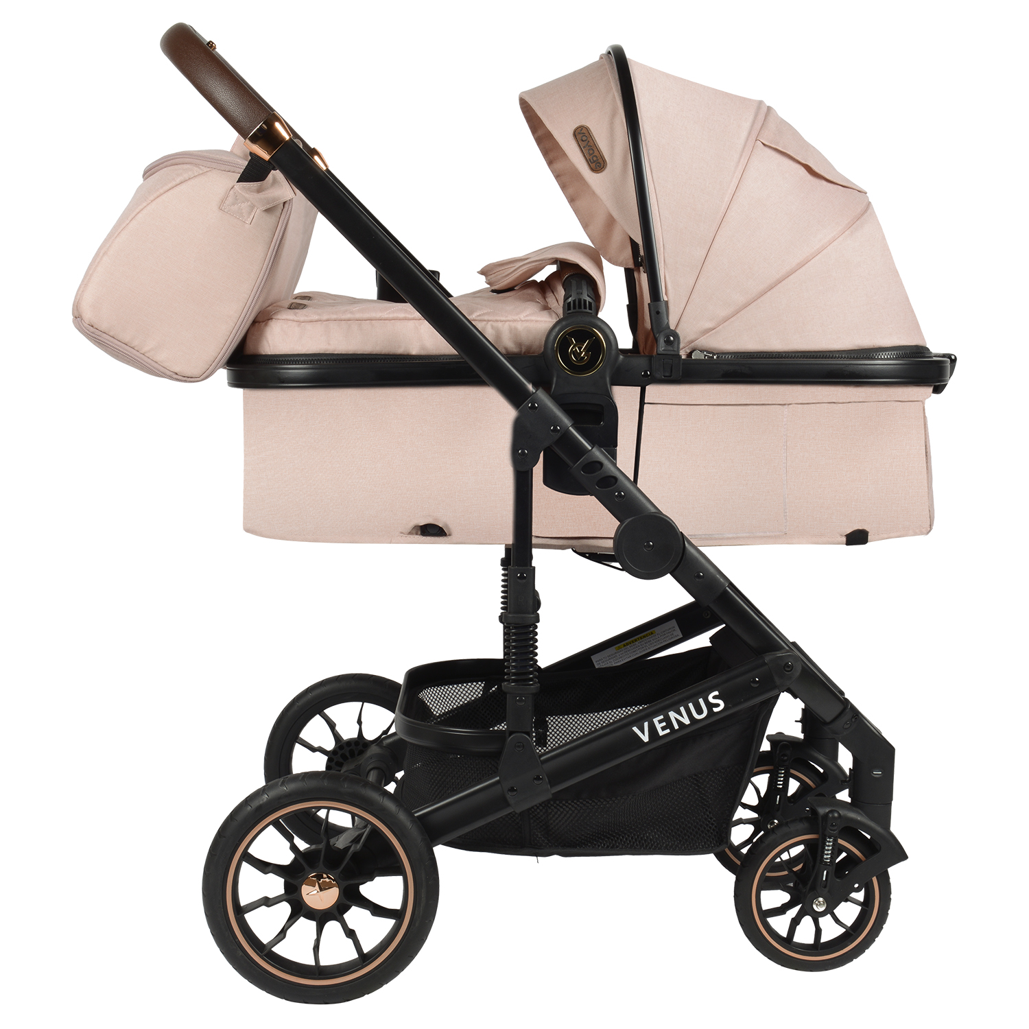 COCHE VOYAGE TRAVEL SYSTEM VENUS KAKI 2 EN 1 BEIGE - 4
