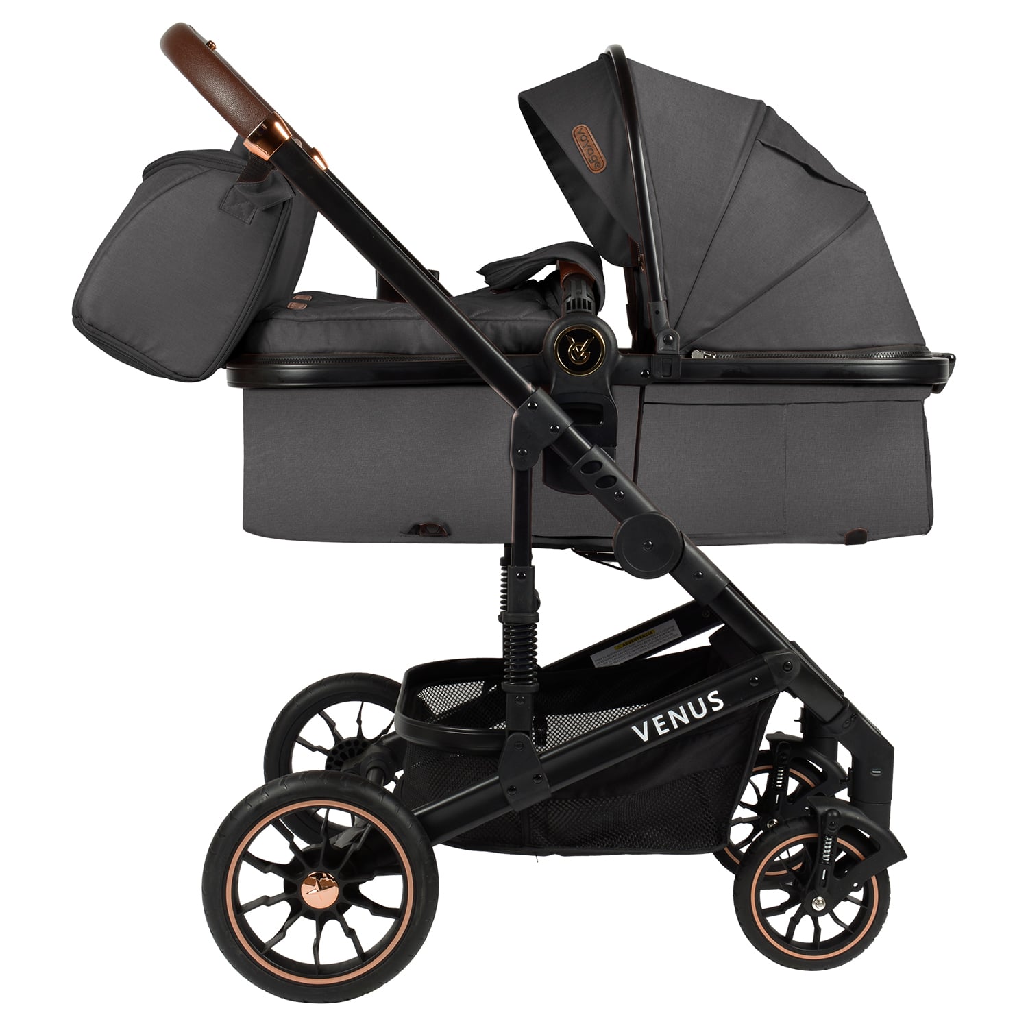 COCHE VOYAGE TRAVEL SYSTEM VENUS BLACK 2 EN 1 NEGRO - 4
