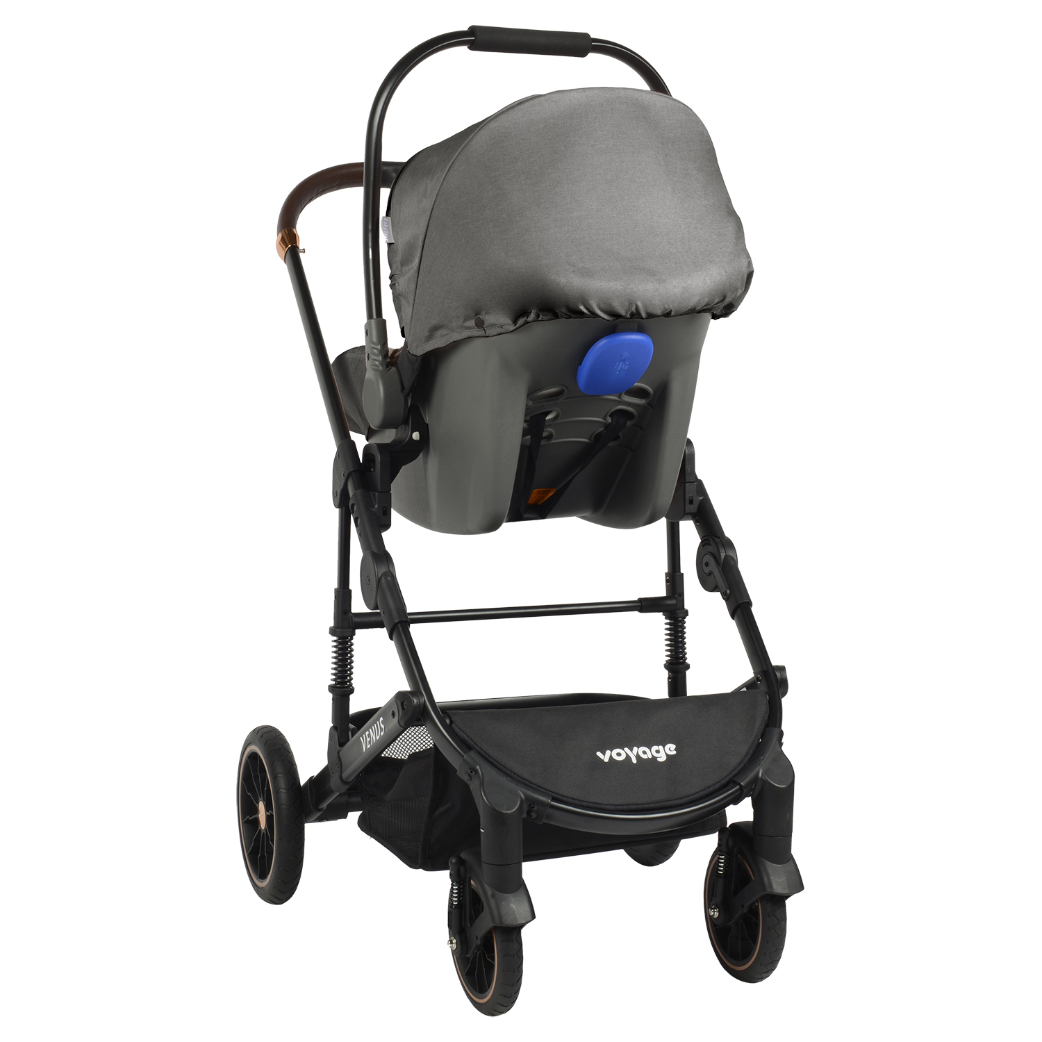 COCHE VOYAGE TRAVEL SYSTEM VENUS GREY 2 EN 1 GRIS - 3