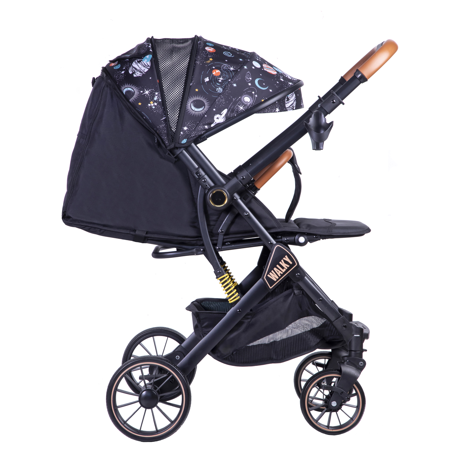 COCHE VOYAGE PASEO WALKY GALAXI NEGRO - 6