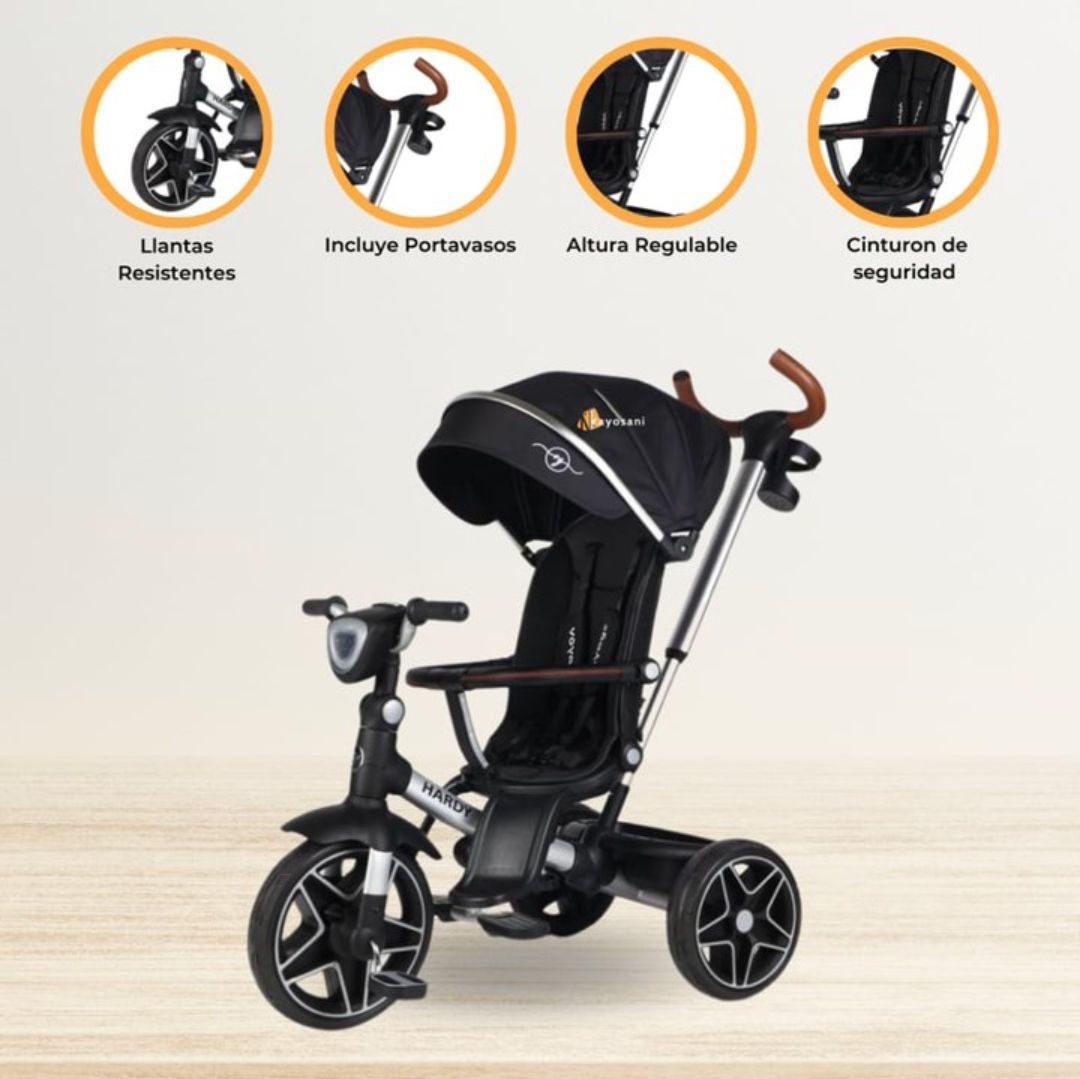 TRICICLO HARDY BLACK - 3