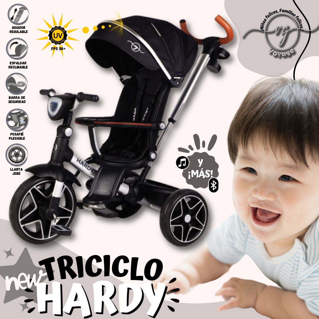 TRICICLO HARDY BLACK - 4