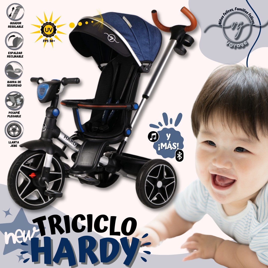 TRICICLO HARDY BLUE - 2