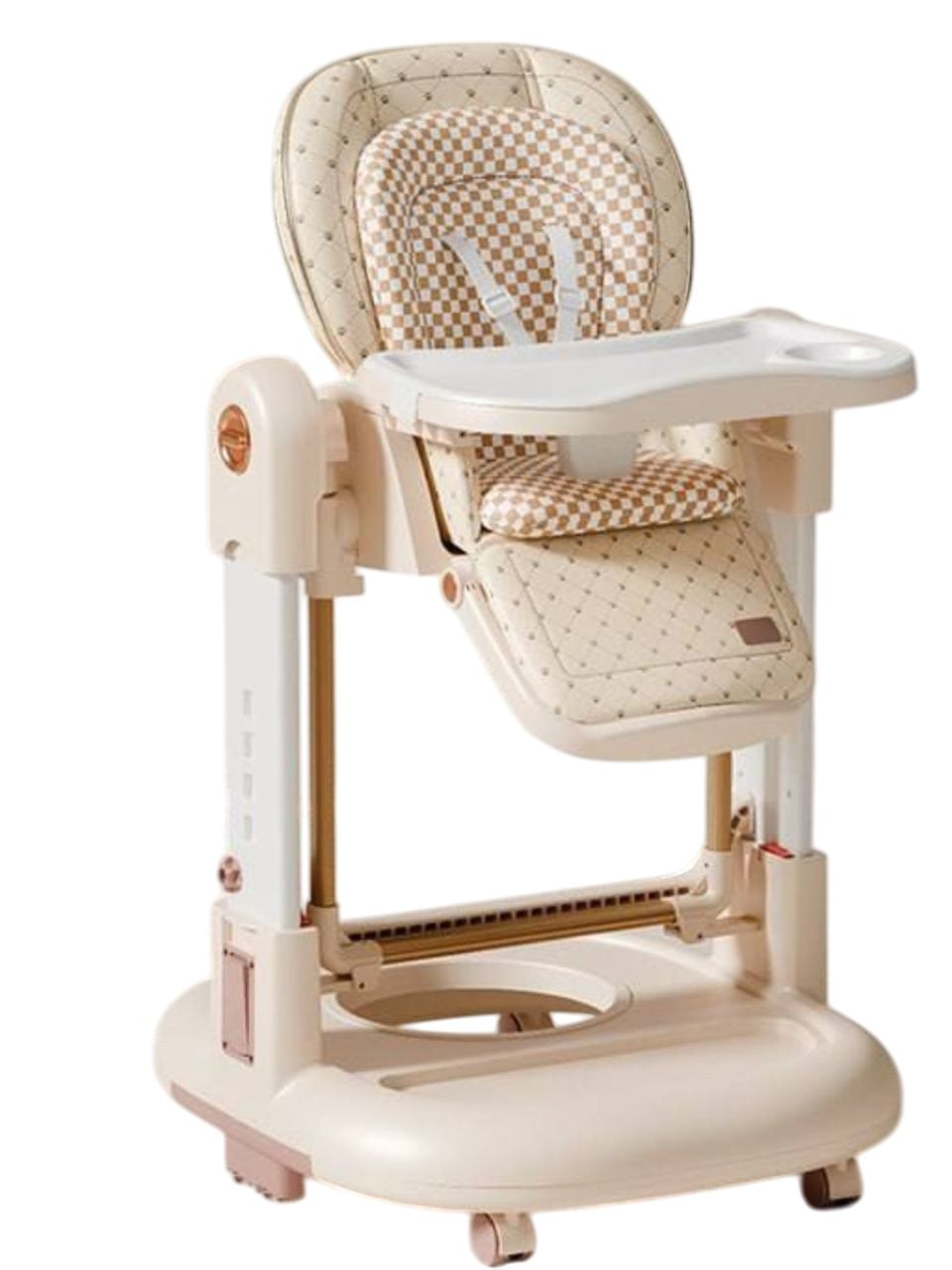 SILLA DE COMER GROW 3 KAKI - 1