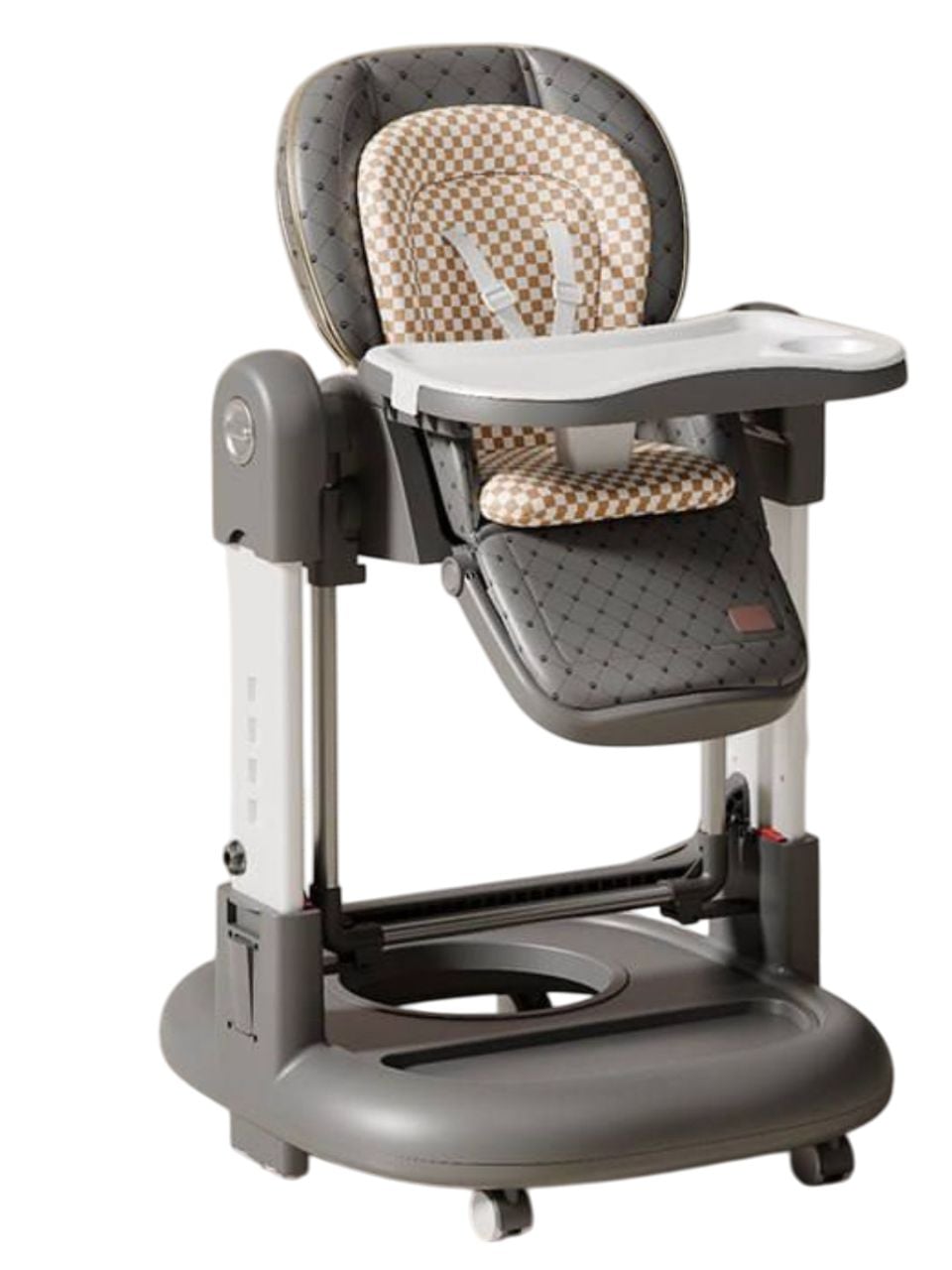 SILLA DE COMER GROW 3 GREY - 1