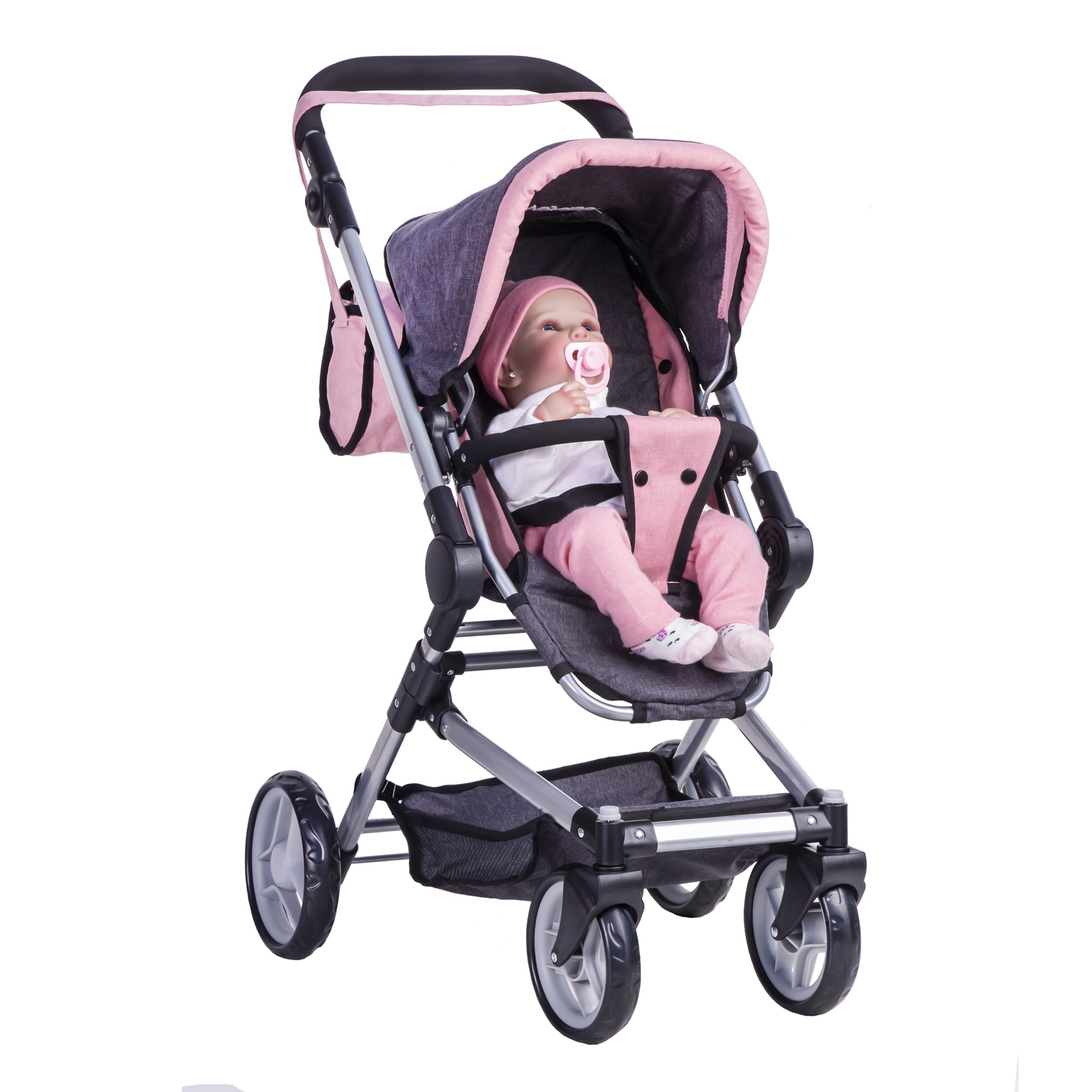 COCHE MUÑECA FORMATO REAL DALIAN LIGHT PINK - 4
