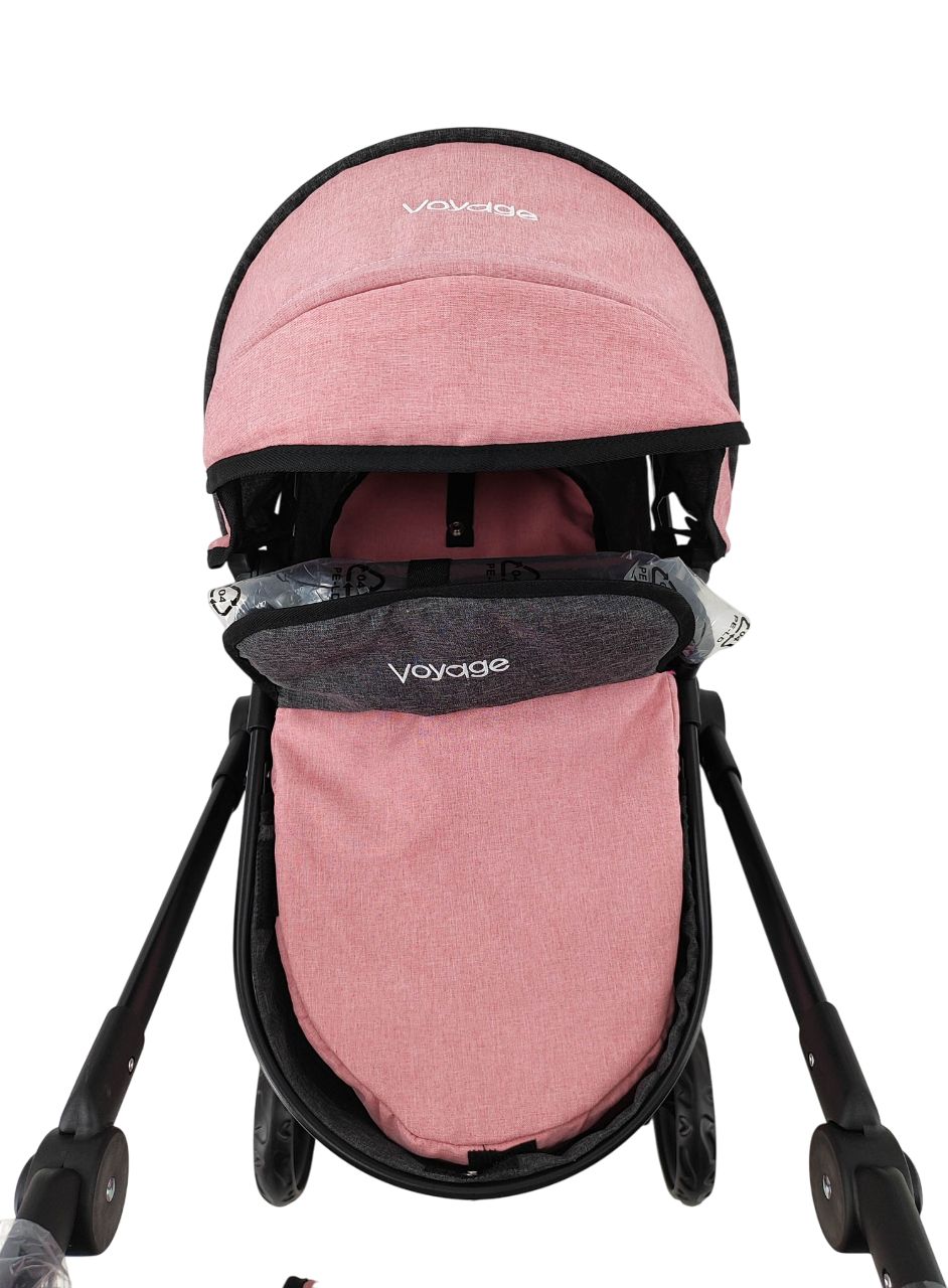 COCHE MUÑECA FORMATO REAL ELEGANT GREY PINK - 5