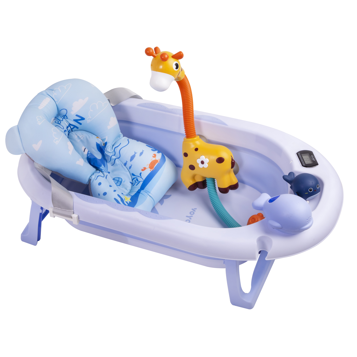 BAÑERA AQUATIC GIRAFFE BLUE - 1
