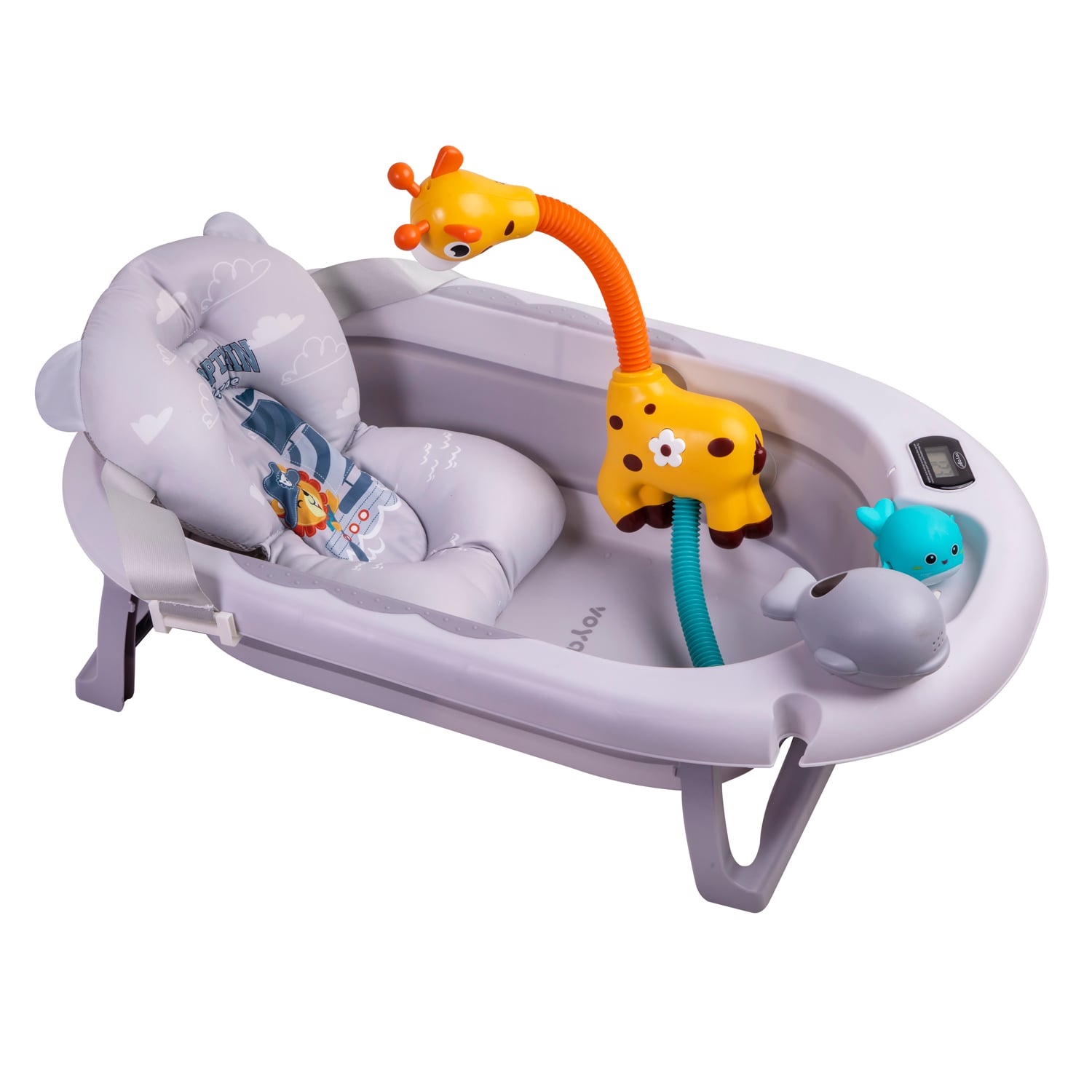 BAÑERA AQUATIC GIRAFFE GREY - 1