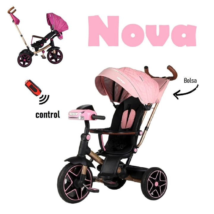 TRICICLO GIRATORIO NOVA PINK - 4