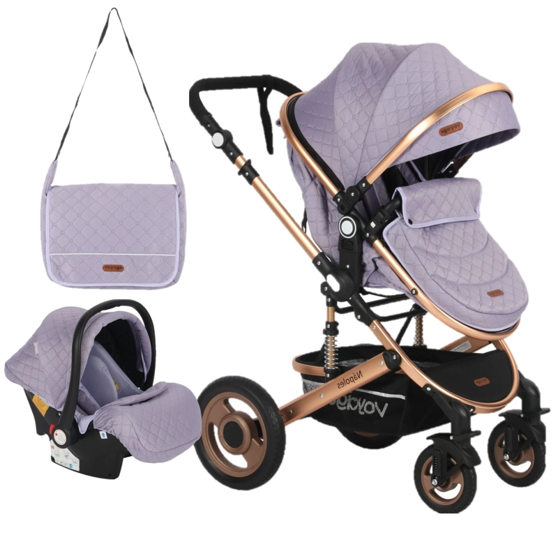 COCHE TRAVEL SYSTEM NAPOLES PURPLE - 1