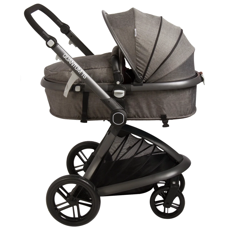 COCHE CUNA TRAVEL SYSTEM BEBE QUANTUM GRIS BEBESIT - 3