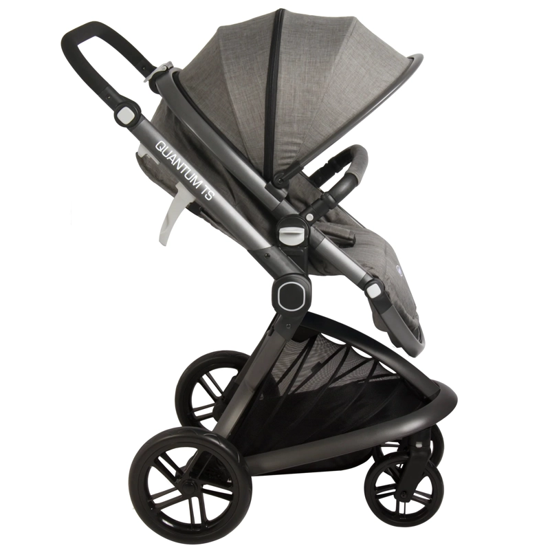 COCHE CUNA TRAVEL SYSTEM BEBE QUANTUM GRIS BEBESIT - 4